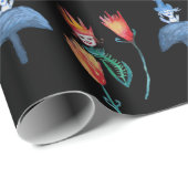 Whimsisches Spring-Mod Geschenkpapier (Rolleneckpunkt)