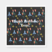 Whimsisches Spring-Mod Serviette (Vorderseite)