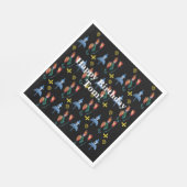 Whimsisches Spring-Mod Serviette (Ecke)