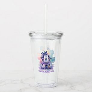 Whimsisches Spuk Haus Acryltrinkbecher