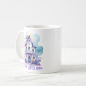 Whimsisches Spuk Haus Kaffeetasse (Vorderseite Links)
