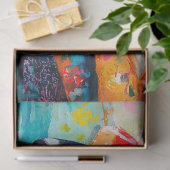 Whimsisches Storch-Dekoupage Seidenpapier (Geschenk)