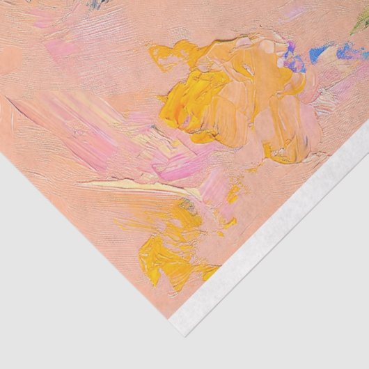 Whimsisches Straußendekoupage Seidenpapier (Ausschnitt)