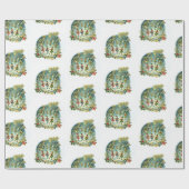 Whimsisches Tanzelf Geschenkpapier (Flach)