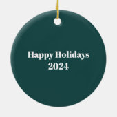 Whimsisches Tanzelf Keramik Ornament (Hinten)