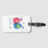 Whimsisches Tanzschaf Gepäckanhänger (Vorderseite (Horizontal))