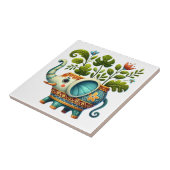 Whimsisches Tier Fliese (Seite)