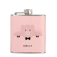 Whimsisches und Extravagantes rosa Schwein Niedlic