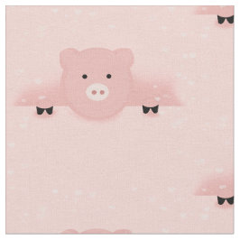 Whimsisches und Extravagantes rosa Schwein Niedlic Stoff
