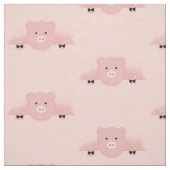 Whimsisches und Extravagantes rosa Schwein Niedlic Stoff (Muster)
