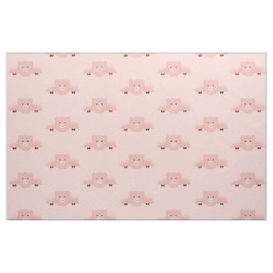 Whimsisches und Extravagantes rosa Schwein Niedlic Stoff