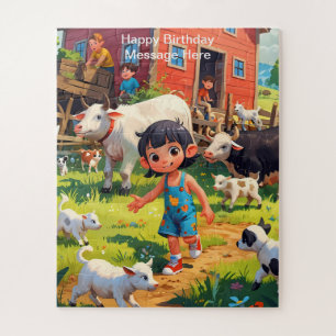 Whimsisches und spielerisches Design für Kinder Puzzle