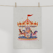 Whimsisches Vintages Karussell Poster