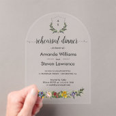 Whimsisches Vintages Probe Acryleinladungen (Insitu (Handheld))