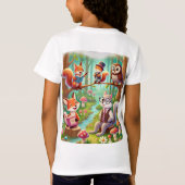Whimsisches Walderlebnis T - Shirt (Rückseite)