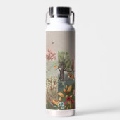 Whimsisches Waldland Szene farbiger Bleistift Trinkflasche (Vorne)