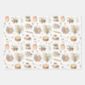 Whimsisches Wasser Flora Erdbeerland Geschenkpapier Set (Vorderseite)
