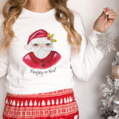 Whimsisches Wasserfarbe Weihnachtsmann Schöne Weih T-Shirt