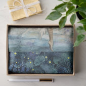Whimsisches Wasserfarben-Fee-Garten-Decoupage-Papi Seidenpapier (Geschenk)