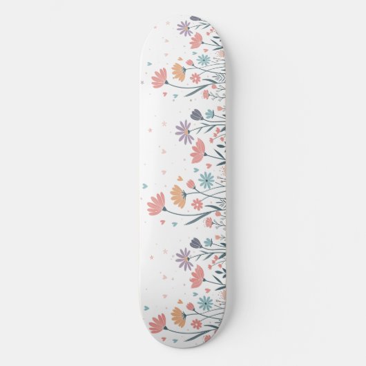 Whimsisches Wasserfarben-Skateboard Skateboard