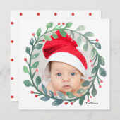 Whimsisches Wasserfarbenbad | Weihnachten (Vorne/Hinten)