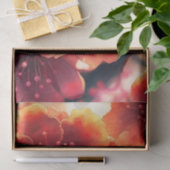 Whimsisches Wasserfarbenrosa Kirschblüten Seidenpapier (Geschenk)