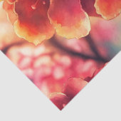 Whimsisches Wasserfarbenrosa Kirschblüten Seidenpapier (Detail)