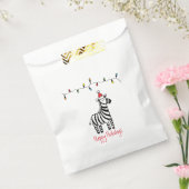 Whimsisches Weihnachten Zebra Geschenktütchen (Versiegelt)