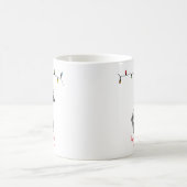 Whimsisches Weihnachten Zebra Kaffeetasse (Mittel)