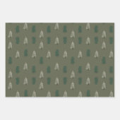 Whimsisches Weihnachtsbaumwrapping Papier (Vorderseite 2)