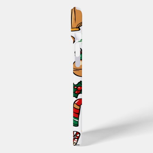 Whimsisches Weihnachtsdoodles Case-Mate iPhone Hülle (Rückseite / Links)