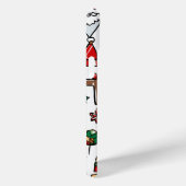 Whimsisches Weihnachtsdoodles Case-Mate iPhone Hülle (Rückseite / Rechts)