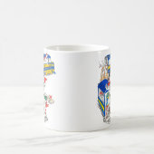 Whimsisches Weihnachtsfest Alaska Wildlife Coffee Kaffeetasse (Mittel)