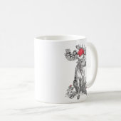 Whimsisches Weihnachtsfest Alaska Wildlife Coffee Kaffeetasse (VorderseiteRechts)
