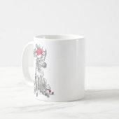 Whimsisches Weihnachtsfest Alaska Wildlife Coffee Kaffeetasse (Vorderseite Links)