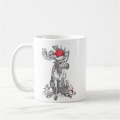 Whimsisches Weihnachtsfest Alaska Wildlife Coffee Kaffeetasse (Links)