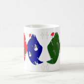 Whimsisches Weihnachtsfest Alaska Wildlife Coffee Kaffeetasse (Mittel)