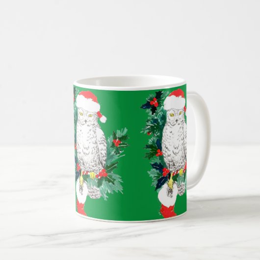 Whimsisches Weihnachtsfest Alaska Wildlife Coffee  Kaffeetasse (VorderseiteRechts)
