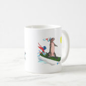 Whimsisches Weihnachtsfest Alaska Wildlife Coffee Kaffeetasse (VorderseiteRechts)