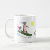 Whimsisches Weihnachtsfest Alaska Wildlife Coffee Kaffeetasse (Links)