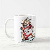 Whimsisches Weihnachtsfest Alaska Wildlife Coffee Kaffeetasse (Links)