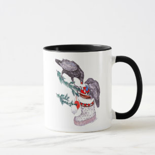 Whimsisches Weihnachtsfest Alaska Wildlife Coffee Tasse
