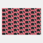 Whimsisches Weihnachtsfest Geschenkpapier Set (Vorderseite 3)