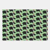 Whimsisches Weihnachtsfest Geschenkpapier Set (Vorderseite)