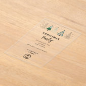 Whimsisches Weihnachtsfest im Unternehmen - Party Acryleinladungen (Ablage )