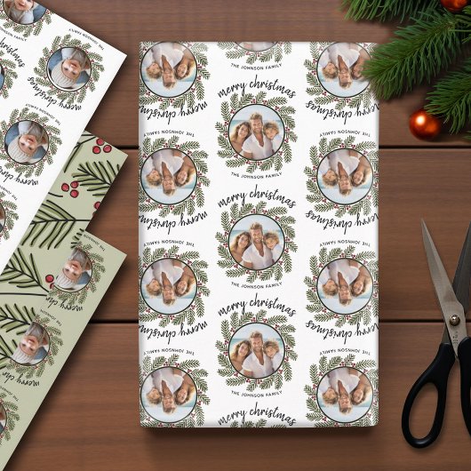 Whimsisches Weihnachtsgebäck - Kalligrafie - Zweig Geschenkpapier Set