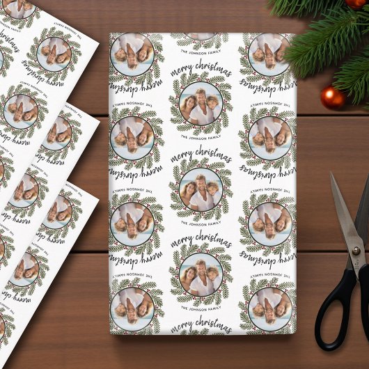 Whimsisches Weihnachtsgebäck - Kalligrafie - Zweig Geschenkpapier Set