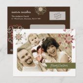 Whimsisches Weihnachtsgebäck Postkarten (Vorne/Hinten)