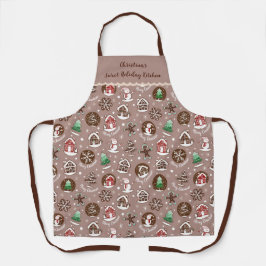 Whimsisches Weihnachtsgebäck Schürze