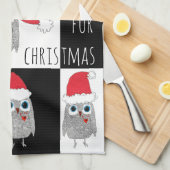 Whimsisches Weihnachtsgeschenk Schüssel Küchentuch (Viertel Falte)